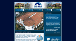 Desktop Screenshot of marcoroofing.com